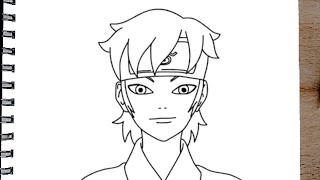 Comment dessiner Mitsuki  Boruto [upl. by Affer410]