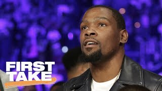 Kevin Durant Doing What He Can To Keep Warriors Together  First Take  June 20 2017 [upl. by Teuton]