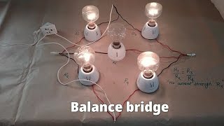 Experiment of Wheatstone bridge  activity for students  Science project [upl. by Beekman]