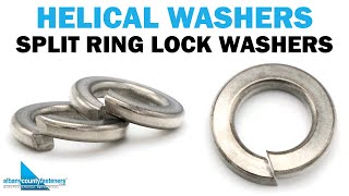 Split Ring Lock Washers  Spring Locking Action  Fasteners 101 [upl. by Pavla]