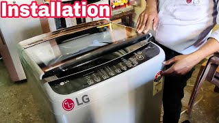 Lg Fully Automatic 7Kg Top Load Washing Machine T70SJSF3Z  Installation Demo How To Use Etc LG [upl. by Eihs638]