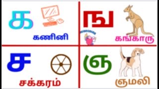 தமிழ் உயிர்மெய் எழுத்துக்கள்  UyirMei Ezhuthukkal  Learn Tamil Letters  Tamil Learning [upl. by Vasiliki]