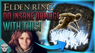 Elden Ring  How To Get The Most OVERPOWERED Ash of War  Hoarfrost Stomp Location [upl. by Adiene]