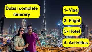 How to plan Dubai trip in budget 2024  COMPLETE itinerary  AZ Dubai Tour Plan  Episode 1 [upl. by Arima765]