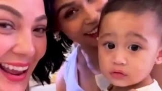 KC CONCEPCION DUMALO SA 1ST BIRTHDAY NG PAMANGKIN ANAK NI GARIE CONCEPCION AT MICHAEL PANGILINAN [upl. by Munroe]