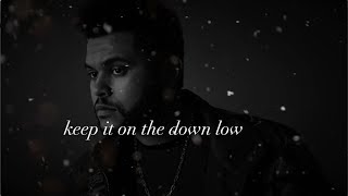 The Weeknd  Down Low Lyrics [upl. by Geralda]