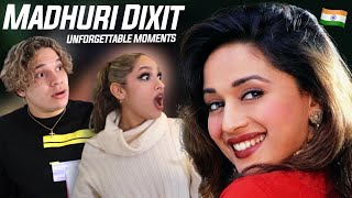 Waleska amp Efra React to Madhuri Dixit Bollywood Unforgettable Moments for the first time [upl. by Maury]