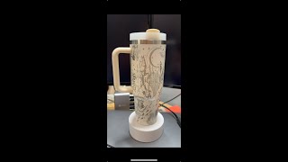 40oz Tumbler Wrap  Full Wrap Tutorial  Laser Engraving [upl. by Oirramaj416]