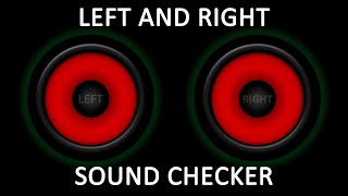 🎧 NEW SOUND TEST AND SPEAKER TEST ◀️LEFT AND RIGHT▶️  🎶STEREO CHECK🎶 [upl. by Joby]