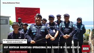 KKP Hentikan Sementara Operasional Dua Resort di Pulau Maratua [upl. by Colwin]