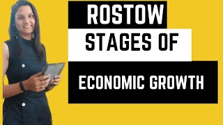 Rostow Stages of Economic Growth  UGC NET ECONOMICS  UPSC  PGT ECO  EVS  MABA GeoEco [upl. by Amrac948]