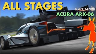 Real Racing 3 RR3 Race Day Acura ARX06 All Stages [upl. by Crespi]