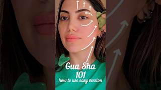 Gua Sha 101 How to Use It for Sculpted Skin step by step easy version guasha guashamassage [upl. by Miarzim523]