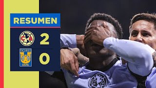 Resumen completo América 2 – 0 Tigres  Jornada 11 CL24  ¡MIRA QUÉ GOLAZOS DE JAVAIRÔ Y ZENDEJAS [upl. by Asiruam]