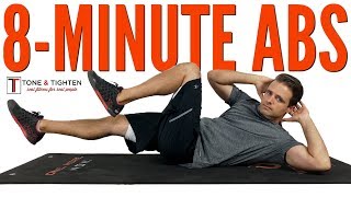 8Minute Ab Workout  Best Exercises To Tighten Your Stomach And Tone Your Six Pack [upl. by Tufts]