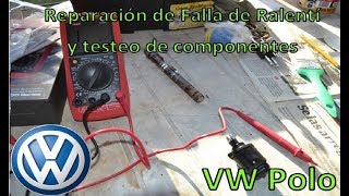 Fallas de ralentí o al acelerar y cómo solucionarlas  VW PoloGolSaveiro [upl. by Onitrof]