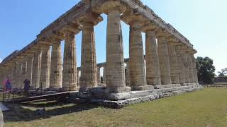 Paestum GREEK Temples Amazing UNESCO WORLD HERITAGE SITE Walking Tour  Paestum Italy  ECTV [upl. by Gilbart]