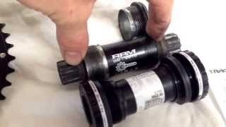 How To Overhaul A Bike Bottom Bracket  RemoveCleanInstall New Bearings [upl. by Cyrano]