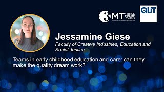 2024 3MT Finalist Jessamine Giese QUT Creative Industries Education and Social Justice [upl. by Publius]