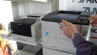 okm2000de Kyocera FS3920DN 3920 Tonerwechsel Kopierer Drucker BayreuthAVI [upl. by Lennahs]