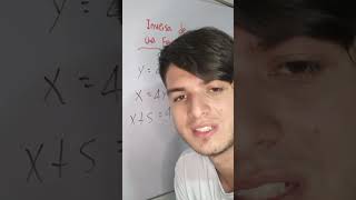 Inversa de una función matematica viralvideo educacion parati [upl. by Vladi]