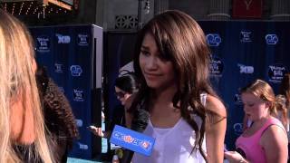 Zendaya Dishes on Season 2 of Shake It Up At Phineas amp Ferb Premiere [upl. by Ettevroc]