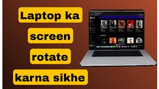 Laptop ka screen rotate kaise kare  laptop rotate screen kaise thik kare [upl. by Sutherland]