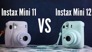 Fujifilm Instax Mini 11 vs 12 Comparison [upl. by Aillij]