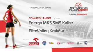 Mecz 6 MPJ2020 Energa MKS SMS Kalisz  EliteVolley Kraków [upl. by Matty]