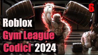 Codici Gym League  Codici per Lega Palestra Roblox  settembre 2024 [upl. by Molli894]