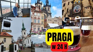 PRAGA w 24 godziny  gdzie na piwo obiad co zobaczyć [upl. by Sherie239]