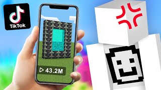 Desmentí los 100 TikToks más VISTOS de MINECRAFT [upl. by Aynahs]