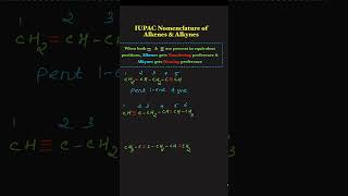 IUPAC NAMINGALKENESALKYNES [upl. by Turpin]