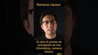 Numerus clausus ortografia español gramatica profesor latinismos palabrasraras lengua [upl. by Linehan]