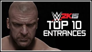 Top 10 quotWWE 2K15quot Entrances History Of WWEGames Countdowns [upl. by Bishop848]