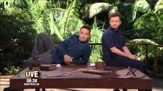 Ant and Decs reaction to Laila leaving on Im A Celebrity 2013 [upl. by Clementine]