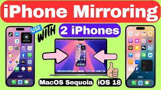 iPhone Mirroring How to Use With Multiple iPhones in macOS Sequoia and iOS 18 [upl. by Kezer]