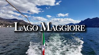 Trip to Lake Maggiore in Italy and Switzerland  Canobbio Verbania Locarno  4K [upl. by Ikeda915]