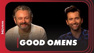 Michael Sheen and David Tennant Love Each Other and Good Omens  Interview [upl. by Etteneg]