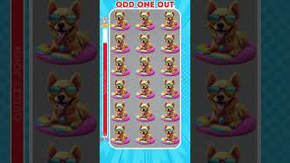 Find The Odd one Out  Emoji Quiz  Easy 83  Odd emoji Out 🐶🐕🏝️shorts emojichallenge emojiquiz [upl. by Venice]