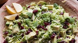 Shredded Brussels Sprout Salad [upl. by Sillad]