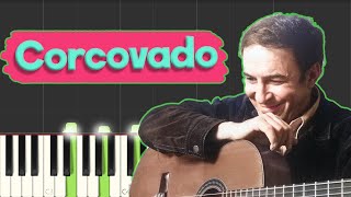 Corcovado  Quiet Nights and Quiet Stars   Jazz Piano Tutorial [upl. by Strephonn]