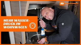 Mehr Wasserdruck im Wohnwagen  Tipps amp Reich Power Jet Plus im Wohnwagen  Wohnmobil einbauen  DIY [upl. by Kerrill498]