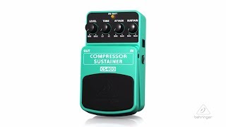 CS400  CompressorSustainer Pedal [upl. by Gereron]