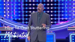 How I Got Over My Severe Stuttering Problem  Motivated Talks With Steve Harvey [upl. by Aralc]