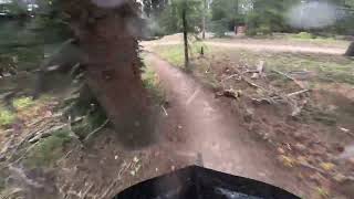 Crested Butte Bike Park  Flow Trail Fun On Brown Pow Day [upl. by Aciret]