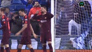 LOS INSULTOS DE LA HINCHADA DEL ESPANYOL CONTRA PIQUE [upl. by Lundell]