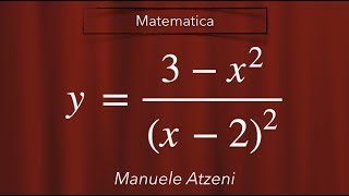 Esercizio 9 Studio completo di funzione fratta [upl. by Assin49]