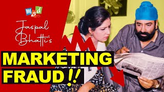 JASPAL BHATTI suffers MARKETING FRAUD  Full Tension [upl. by Valenza]