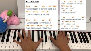 【電視劇《愛情進化論》插曲】TANK｜我在呢【伴奏和弦參考：Chords Suggestion for Piano Accomp】 [upl. by Droffilc719]